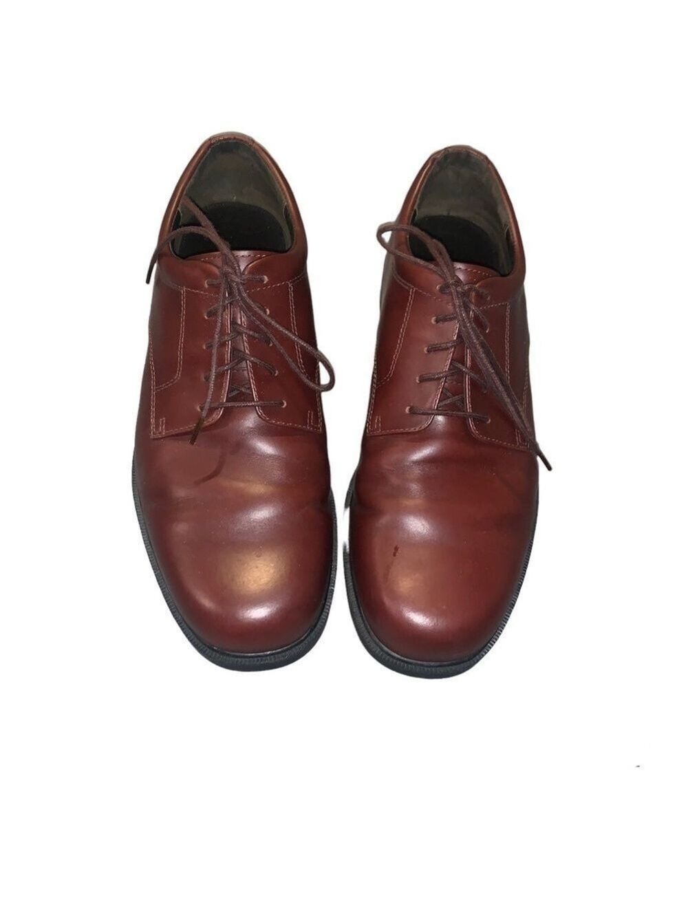 DOCKERS Brown Press Oxfords size 10 in Mahongany
